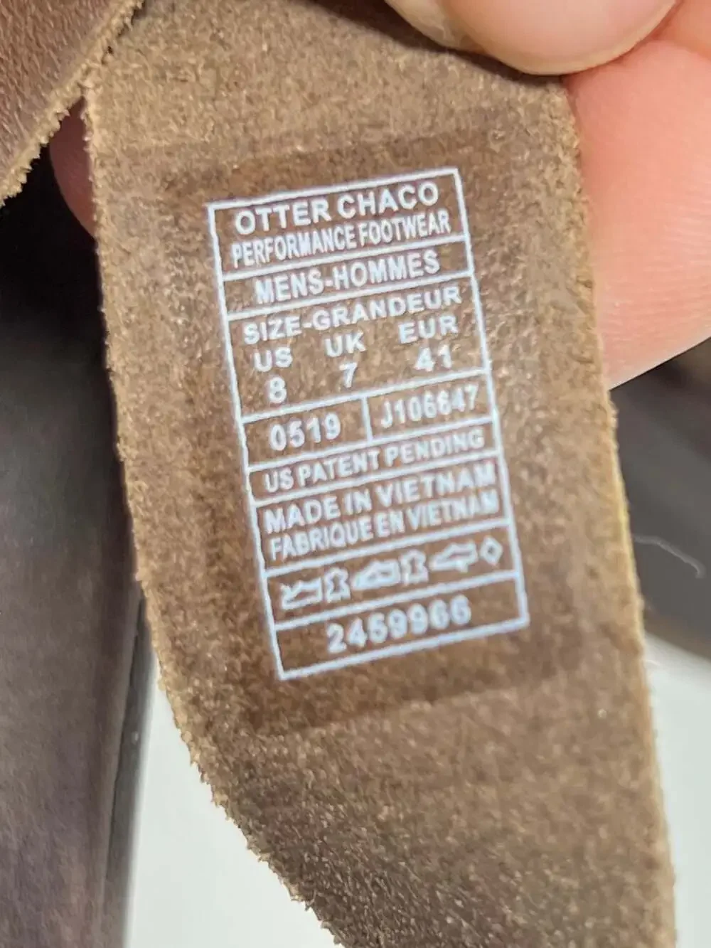 Chaco Men's Wayfarer Sandal, Brown Leather, Size 8